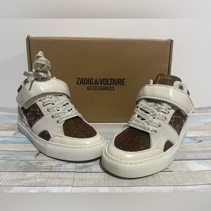 Zadig & Voltaire Mid Flash Sparkle Sneakers